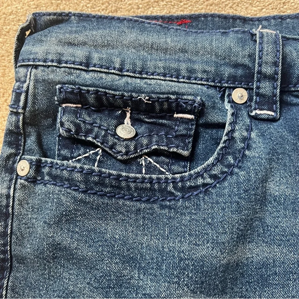 Men’s True Religion Geno Relaxed Slim Jeans Denim Streetwear Casual